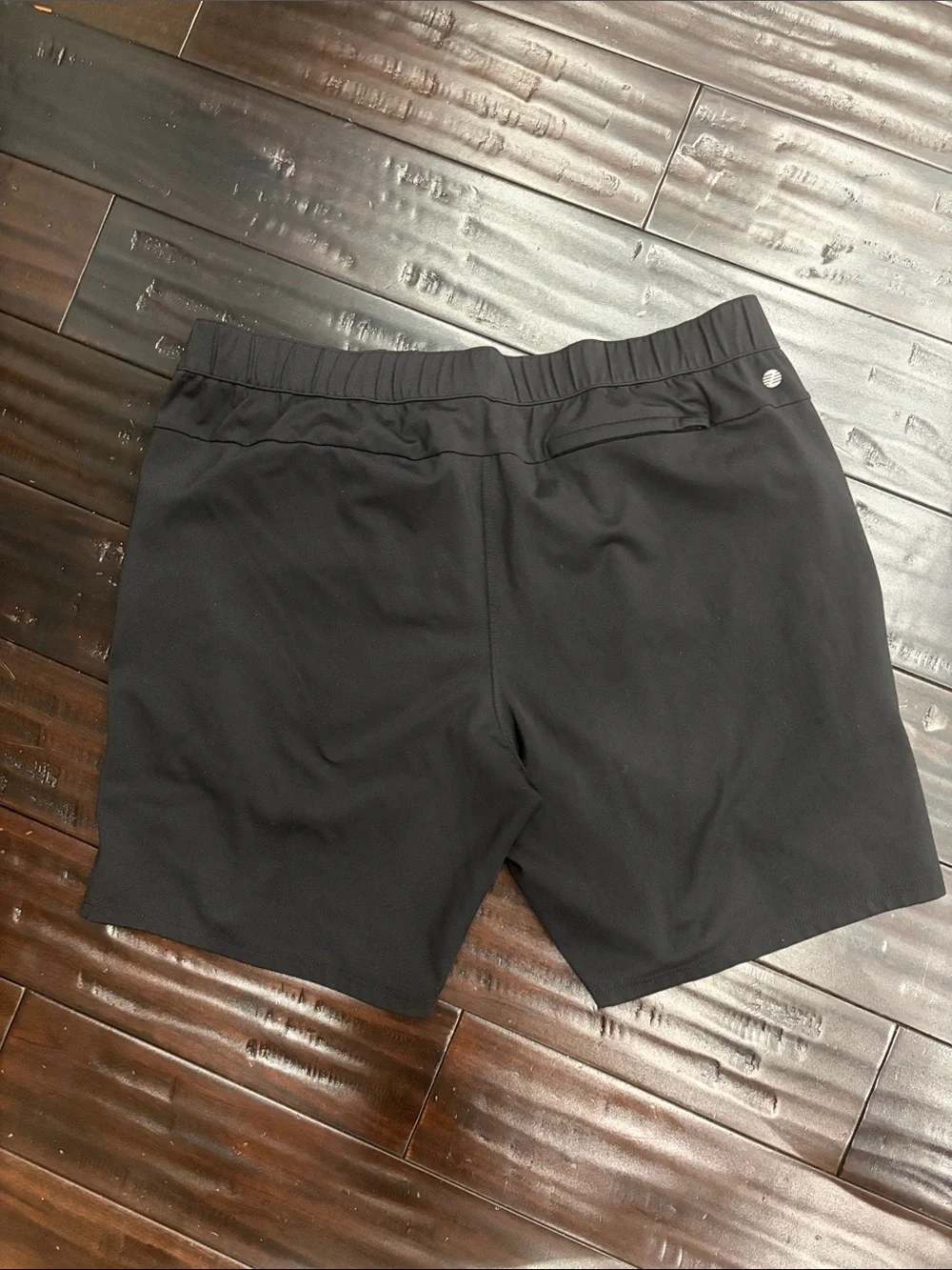 Zella Men's Black Athletic Elastic-Waist Shorts